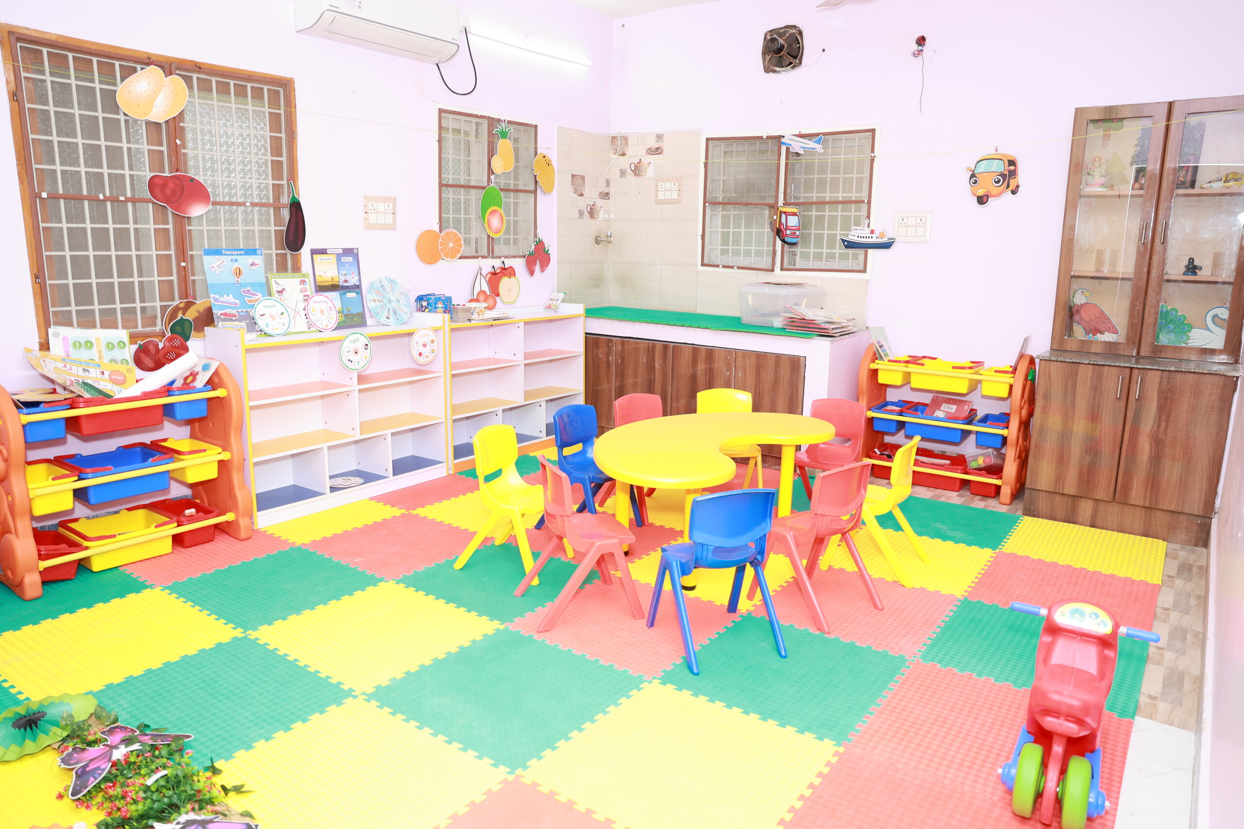Spacious classrooms