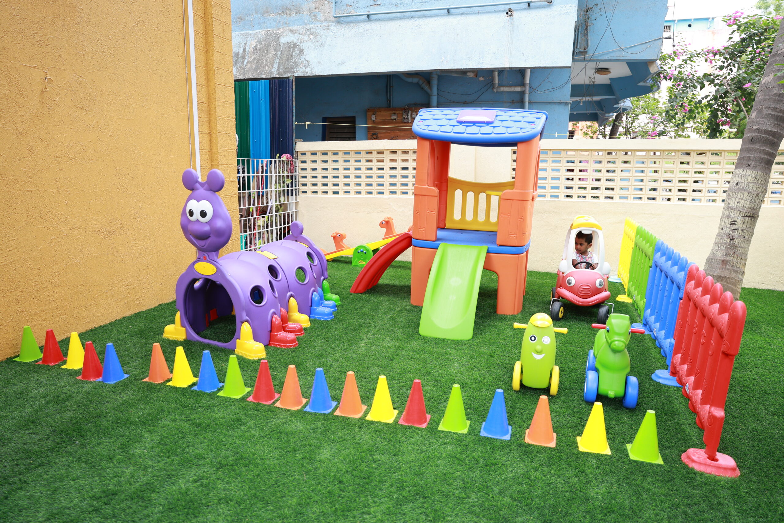 Outdoor play area