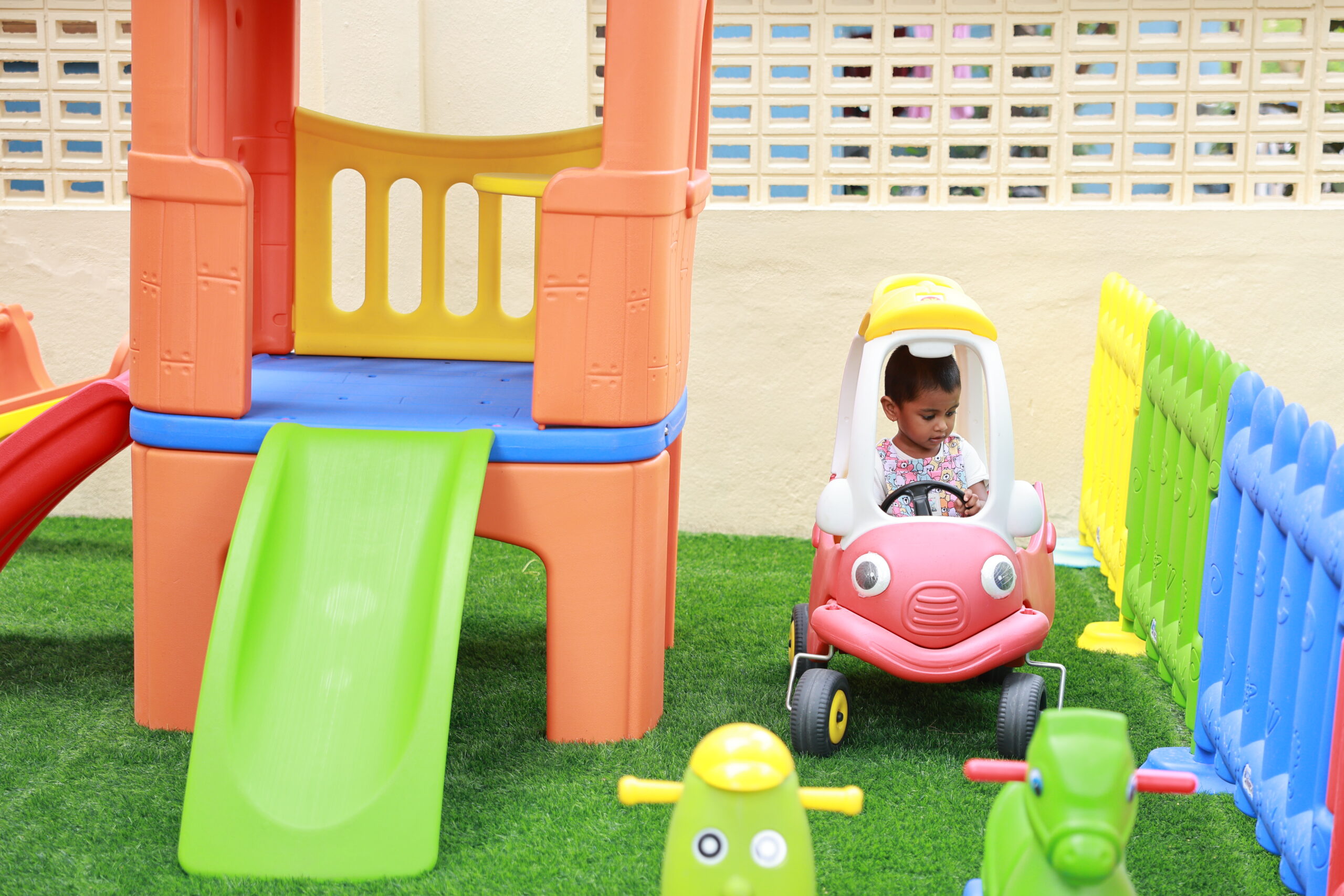 Children learning through play at Kinder Kidsalaya